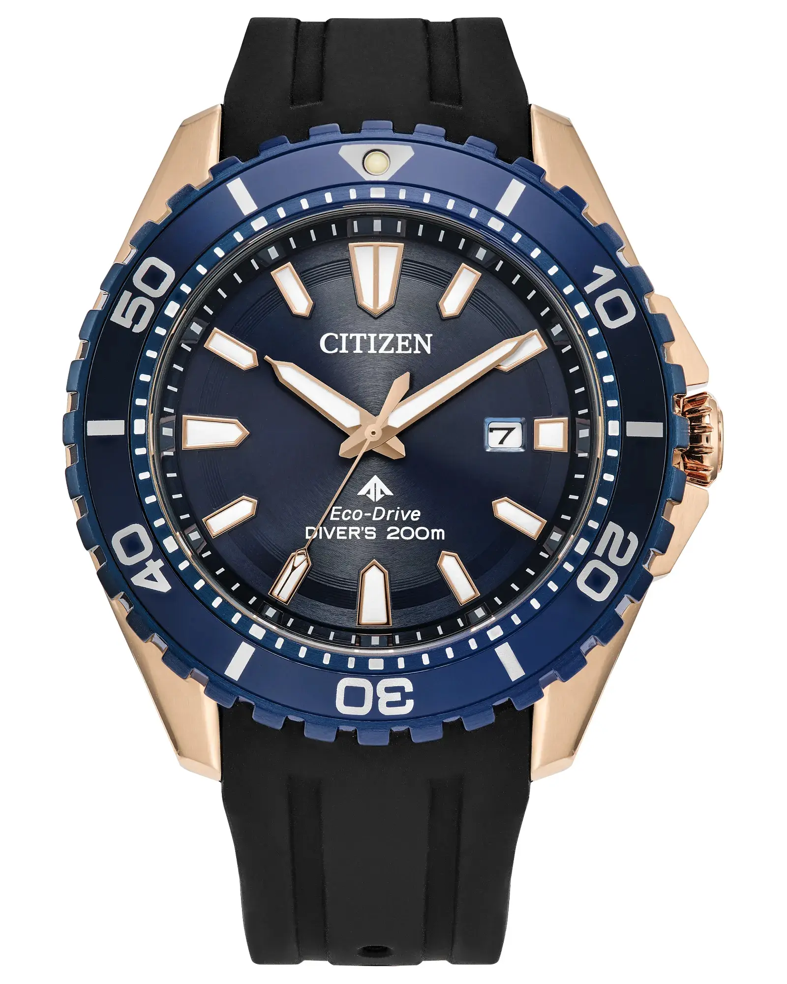 Citizen Eco-Drive Promaster Dive Blue Dial Mens Watch BN0196-01L