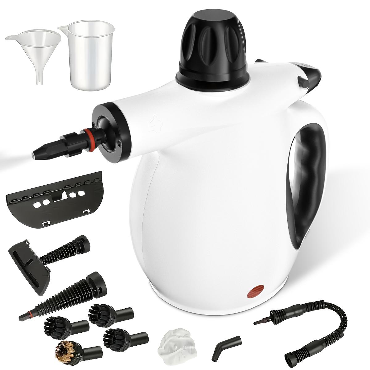 Pressurized Handheld Multi-Surface Steamer Steam Cleaner with 12pc Cleaning Kit