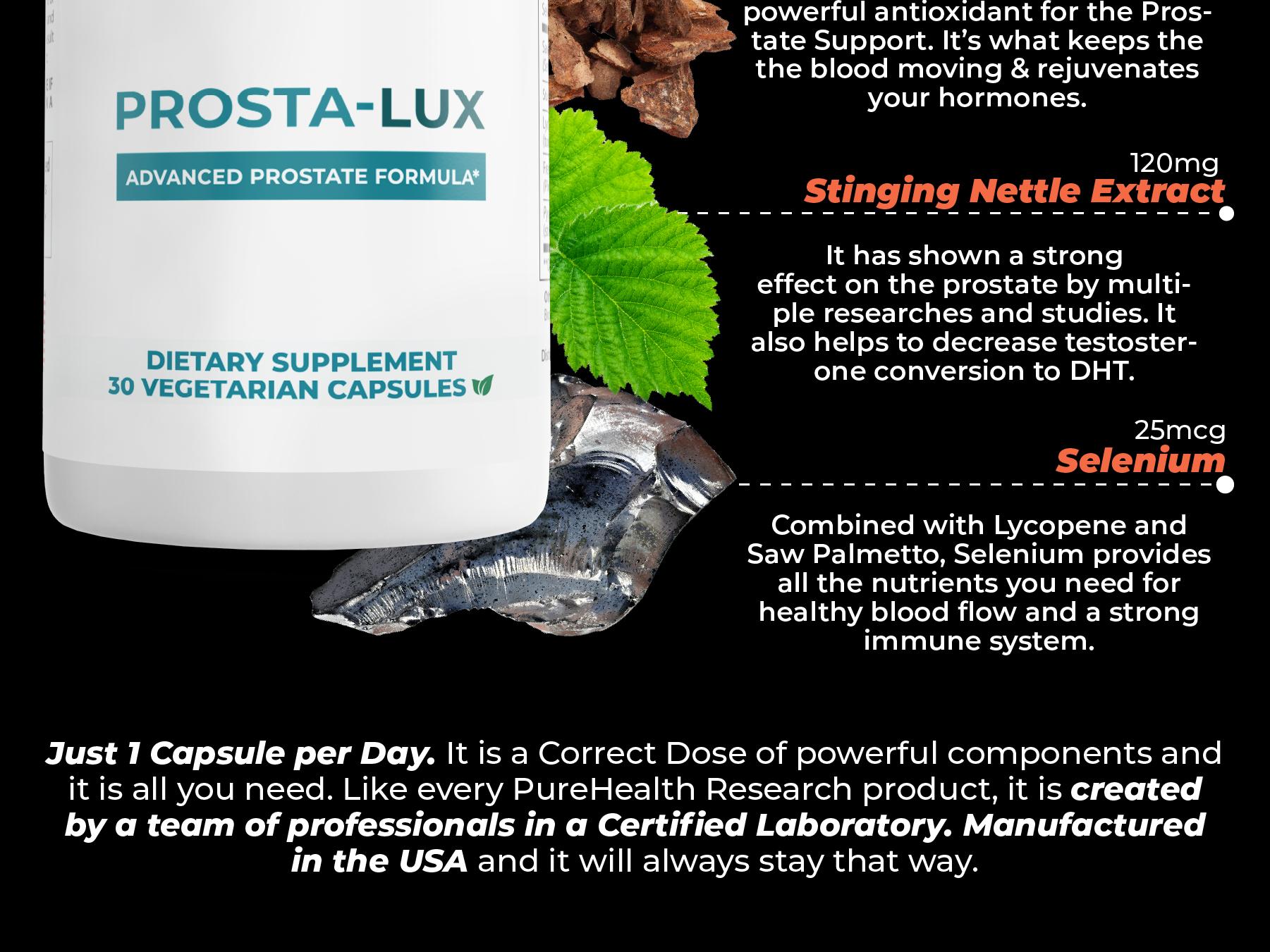 PureHealth Research ProFlow+ Prostate Harmony Support Supplement for Men's Wellness - Natural Energy Stamina Booster Capsules for Prostate Health and Vitality