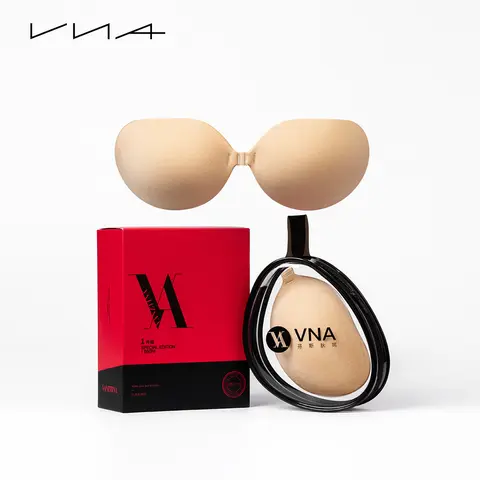 VNA Sticky Bra Push-up Strapless Reusable more than 30 times & Invisible Adhesive Bra for Backless Dresses