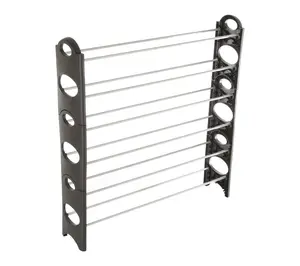Everyday Home Stackable Shoe Rack 6-Tier Shoe Organizer