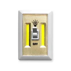 Promier Battery Operated Cordless LED Light Switch, Batteries Included!