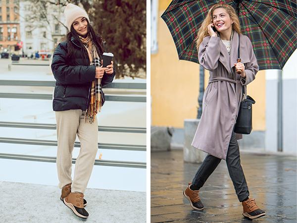 Dream Pairs Waterproof Lace-Up Winter Sneaker-Booties – Warm Faux-Fur, Anti-Slip Sole, Street-Style Look