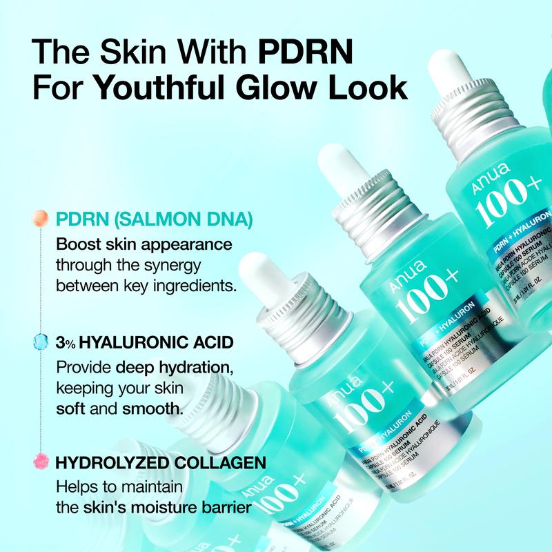 [Anua Official] NEW PDRN Hydration & Affordable Glow Bundle | Salmon PDRN For Hydration and Glow | Korean Skincare Kit