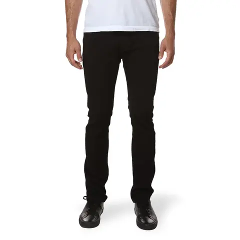Mott & Bow Men's Slim Straight Comfort Stretch Denim Jeans - Menswear, 10oz 98% Cotton-Elastane Fabric, Mid Rise Zipper Fly, 20% Stretch, Classic All Seasons Office-Casual Breathable Form-Fitting Trousers Secure Closure