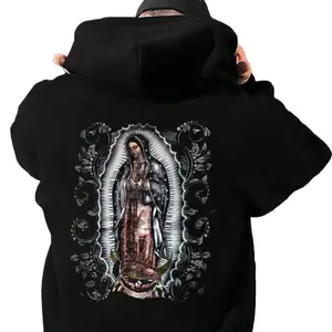 Our Lady Of Guadalupee Virgin Mary Virgen Morena Hoodie Unisex Classic Cotton Fabric