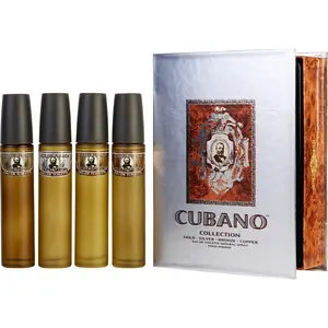 Cubano Variety Set-4 Piece Variety With Cubano Gold, Silver, Bronze & Copper And All Are Edt Spray 2 Oz For Men
