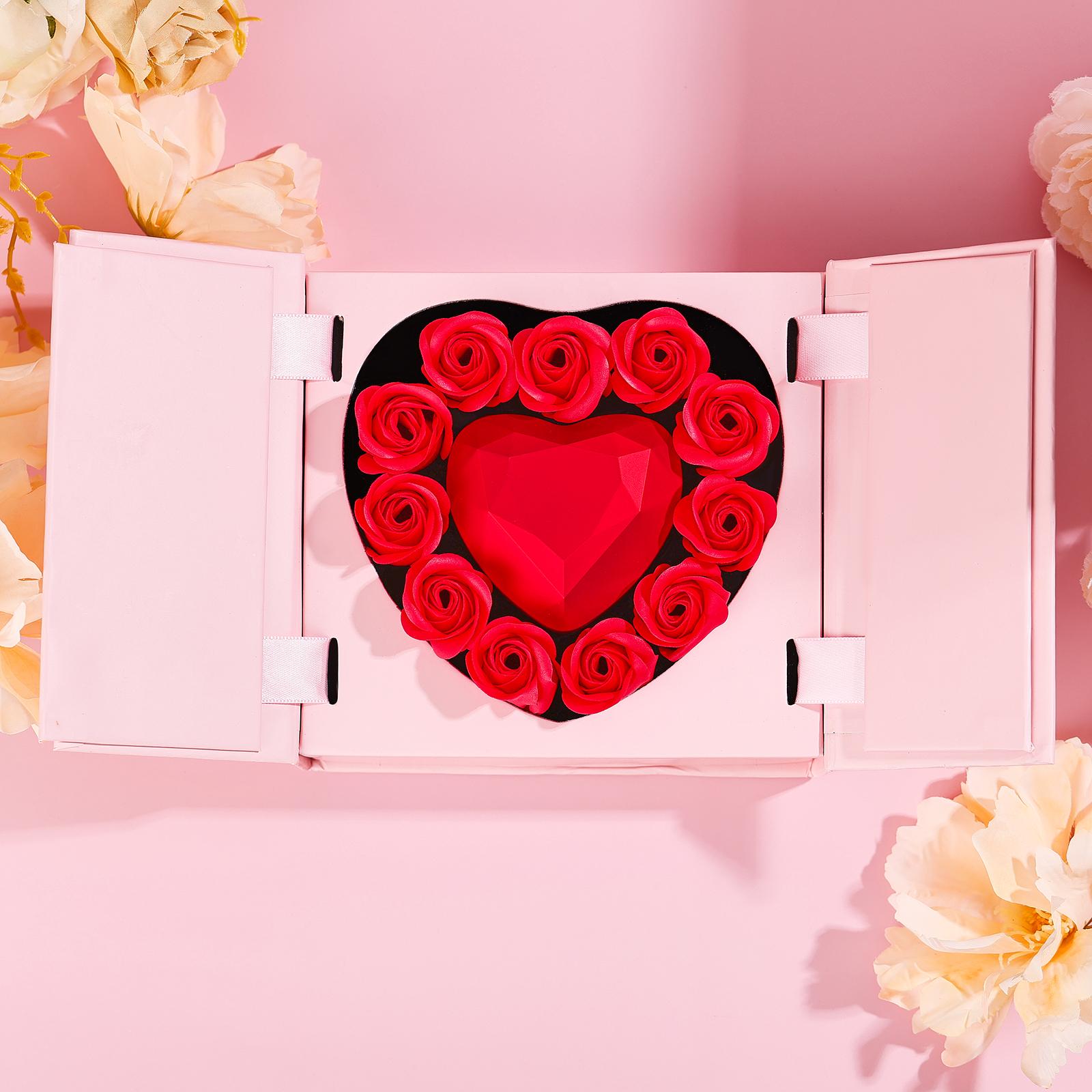 MEIITRUE 14K Gold Plated Heart Pendant Necklace for Women & Men Zirconia Dagger Cross Layer Necklace Matching Jewelry for Couples