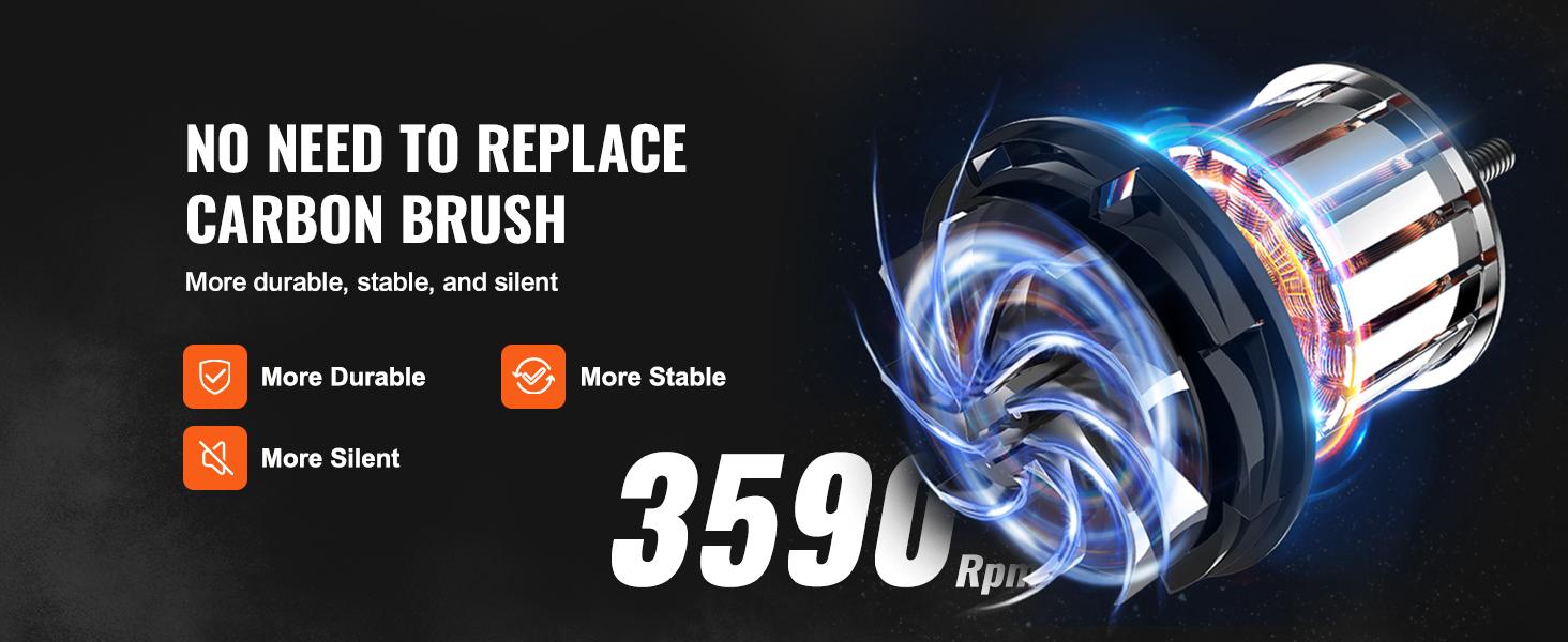 VEVOR Bench Polisher & Buffing Machine for Metal/Jewelry/Wood - With Wool & Abrasive Wheels, TikTokShopBlackFriday, 100 Tools, 3590RPM