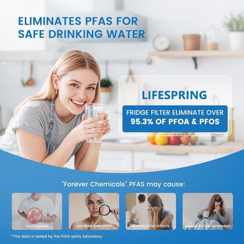 EveryDrop EDRARXD1 Refrigerator Water Filter – Filter A – UL Certified Under NSF/ANSI 42, 53 & 401 to Reduce 74 Contaminants Including Lead, Pesticides & Pharmaceuticals – Genuine Replacement for Whirlpool, Maytag & KitchenAid – 200 Gal