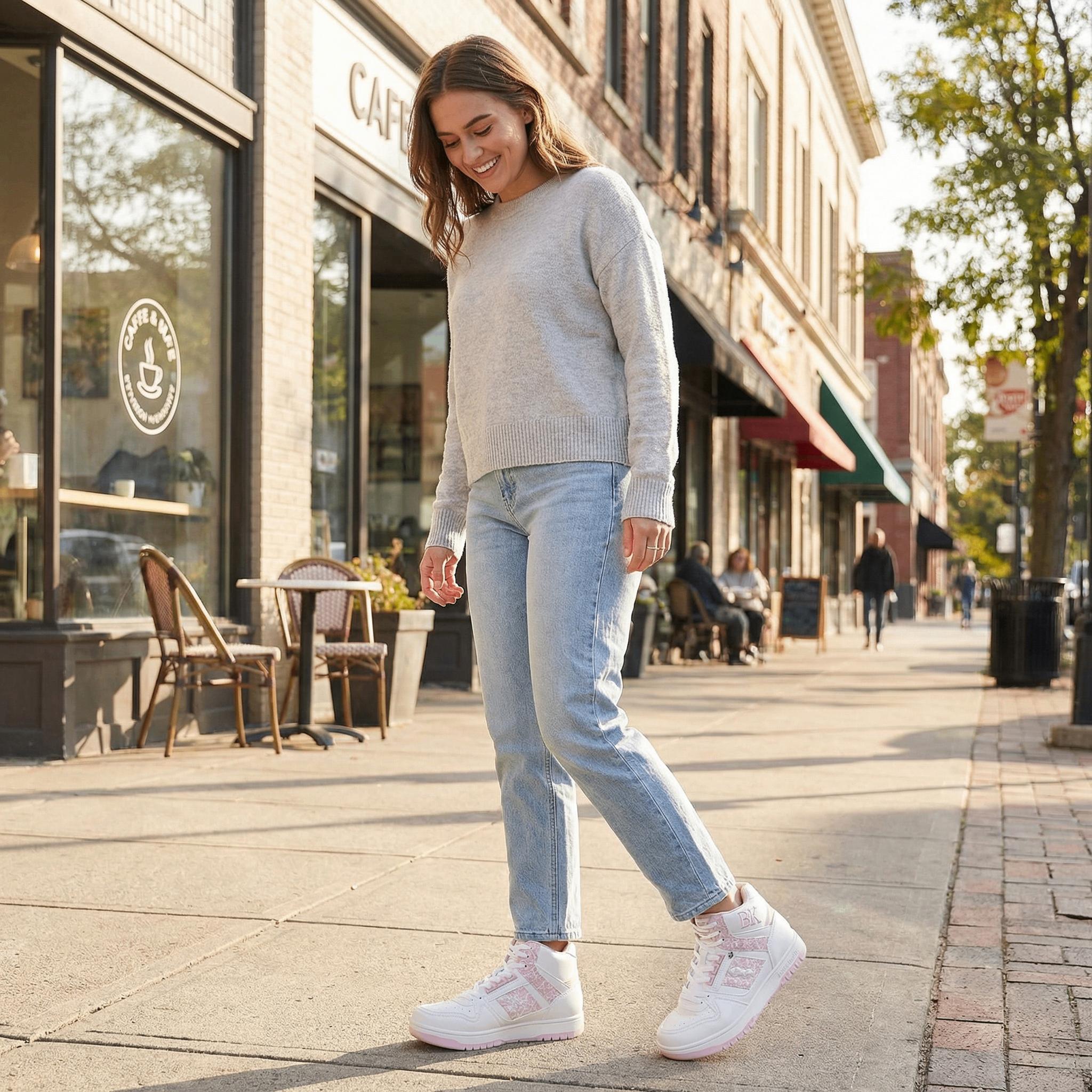 KINGS SL Series Matching Couple Sneakers for Men and Women, Casual Shoes Footwear, springstatements Comfortable Running Trainers, Ideal Gift Sporty Low Top Athletic, Closed, Runner, Training, Girls SpringGlowUp SpringStatements