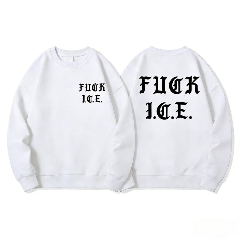 FCK ICE Old English Hoodie, Funny Political Shirts, Pro Immigration Tshirt, Anti-ICE Shirt, Anti-Trump Tee, Social Justice Shirt
