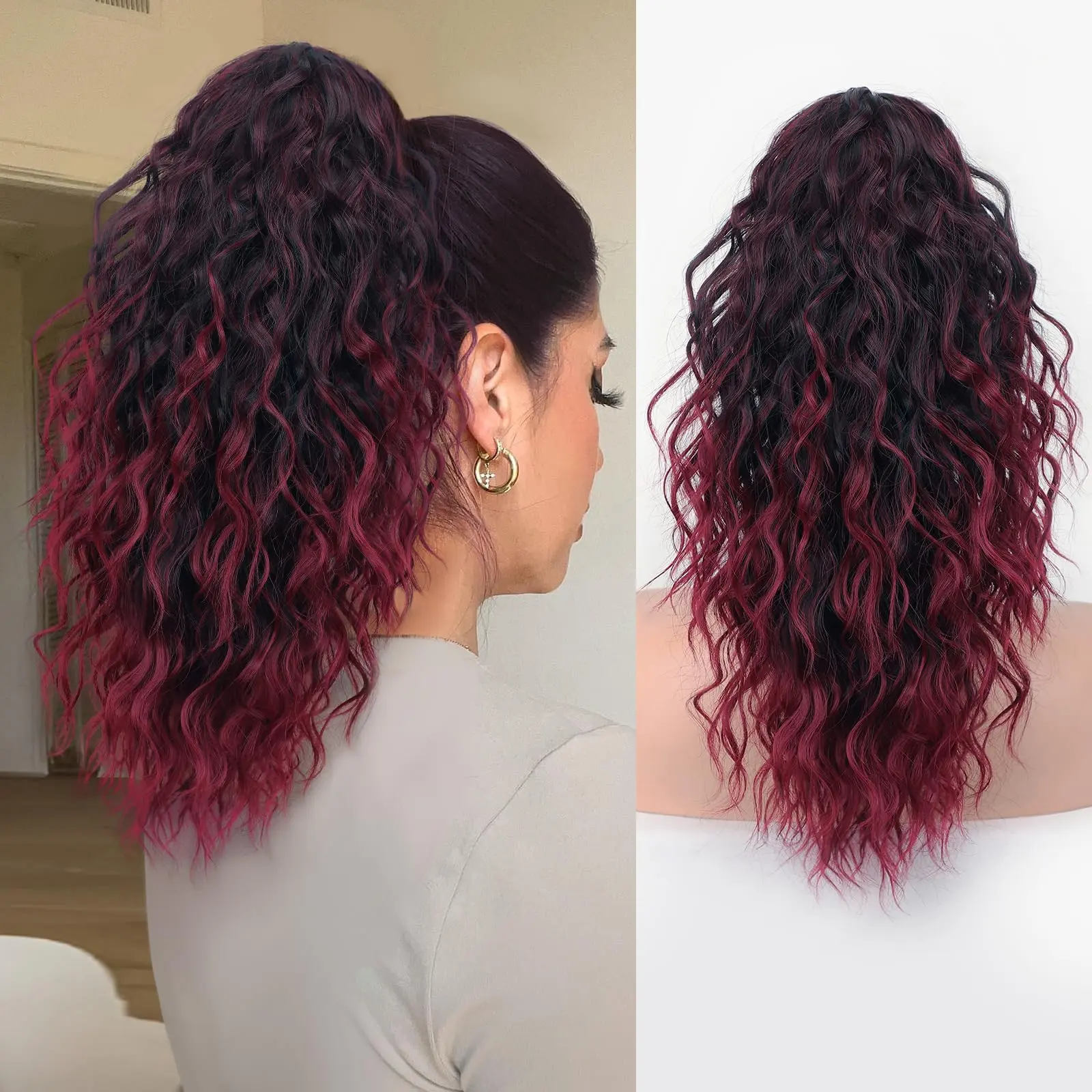 Ombre Burgundy