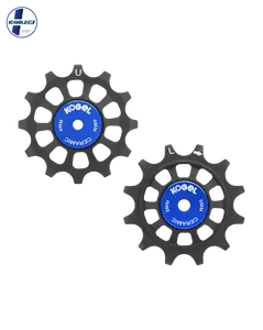 Oversized Derailleur Pulleys for Shimano 11 Speed Road & MTB - Hybrid Ceramic - 12/12T