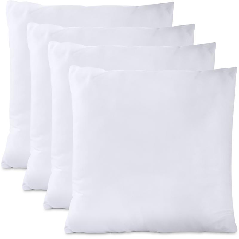 Utopia Bedding White Soft Throw Pillow Inserts – Multiple Sizes & Packs – Plush Brushed Fabric, Breathable & Durable – Sofa, Couch & Bed Decorative Cushion Inserts