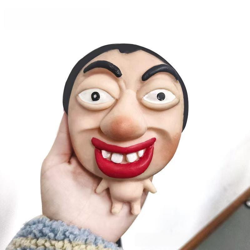 Popping Pimple Squishy Toy Fast-rebound Squeeze Toy with Funny Faces for Stress Relief and Fun Personalized Design Ultra-squishy Silicone with Non-Toxic Red Dye and Durable Tool