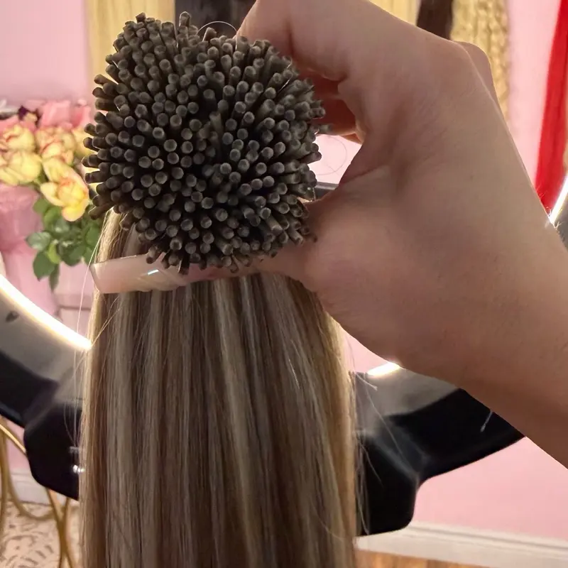 Human Hair I Tip Extensions 26 Inch Highlight Color Human Hair I Tip Extensions 26 Inch Highlight Color