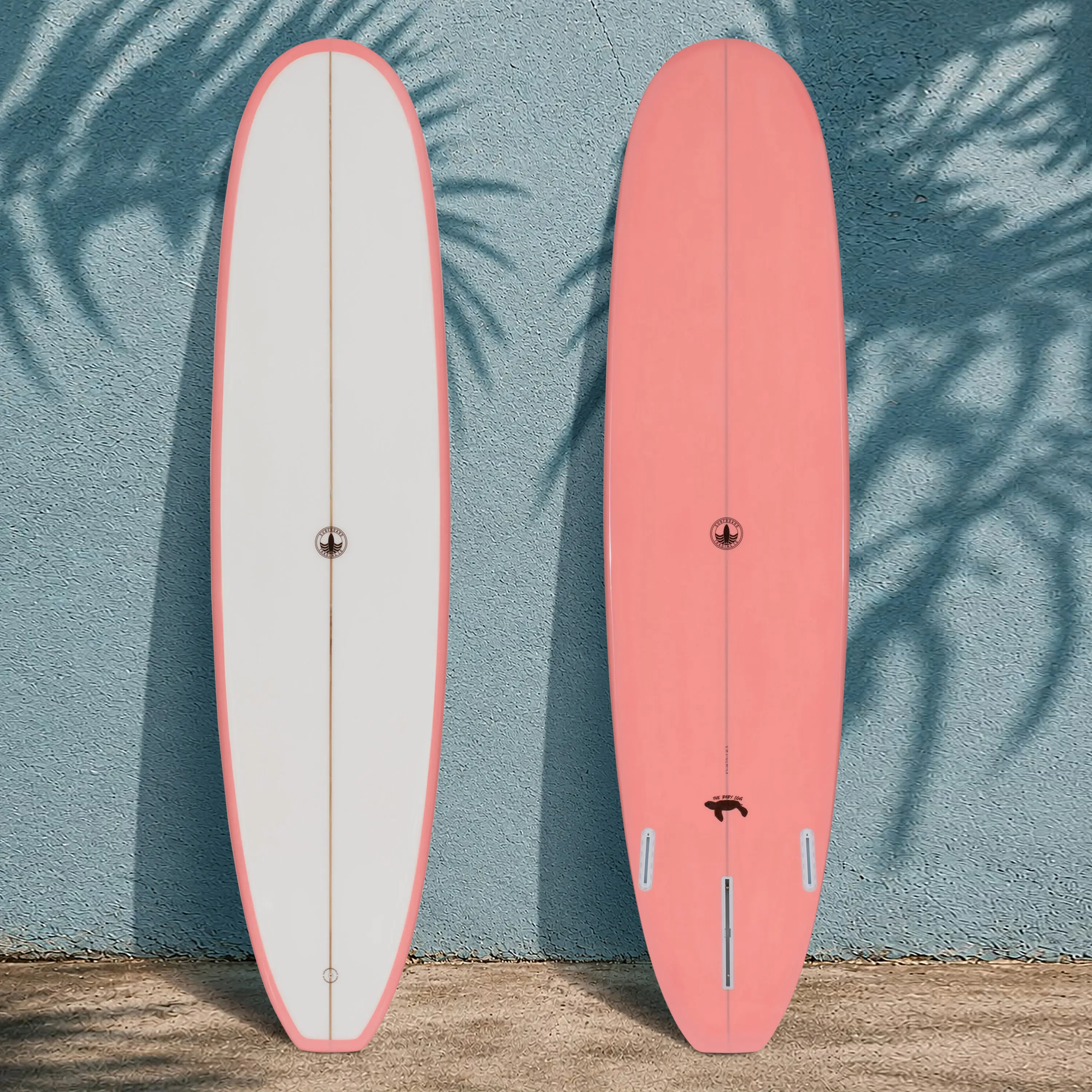The Baby Log Beginner Longboard Surfboard – Coral Pink - Ships 10/6/26
