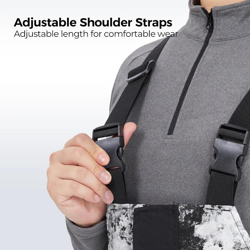 Piscifun Ice Fishing Suit,3 in 1 Jacket,Waterproof Fishing Bib With Flotation Technology