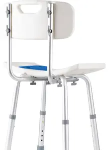 Dr. Kay's Adjustable Height Bath and Shower Chair Shower Bench with Backrest