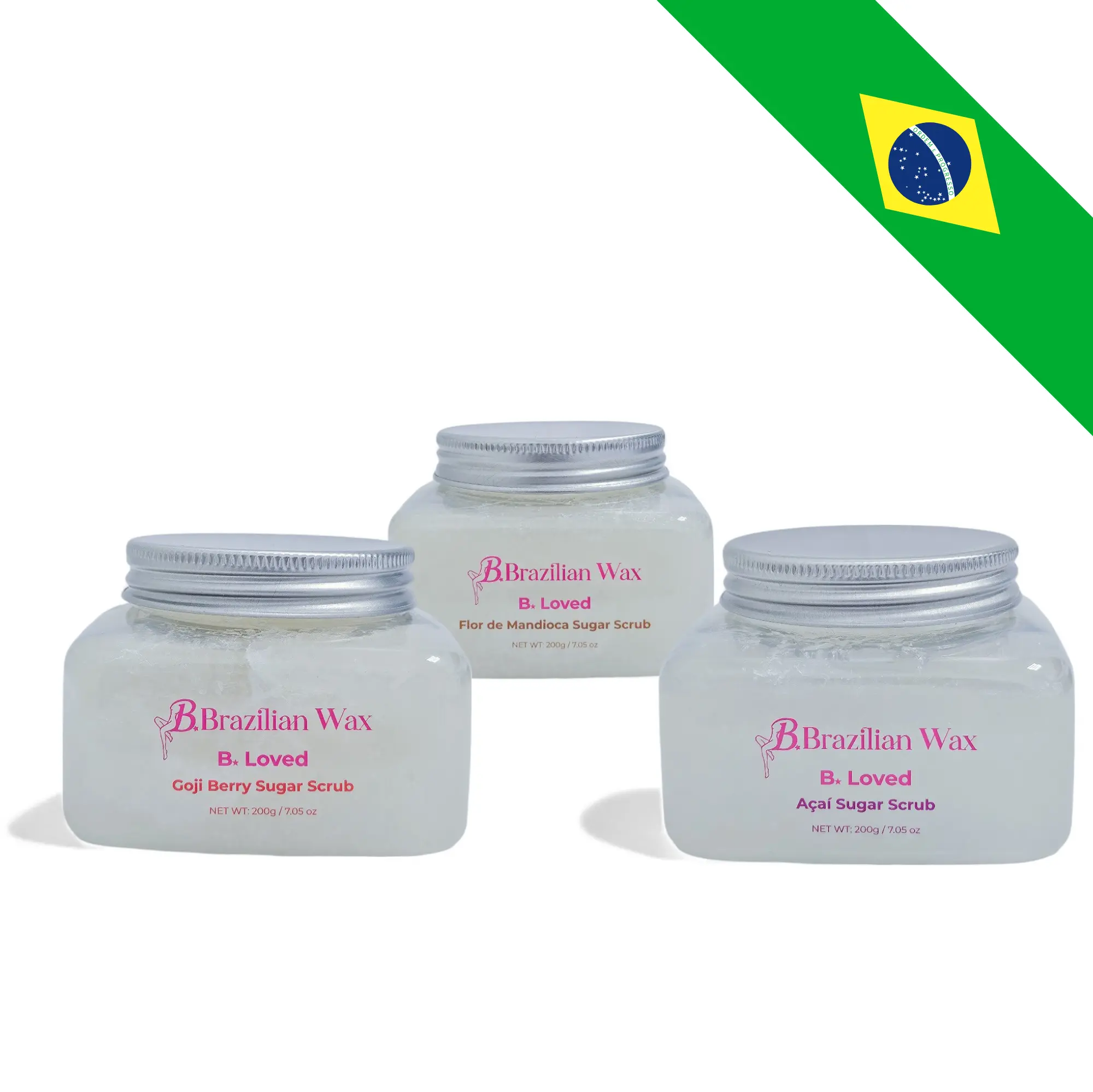 B Loved Sugar Scrub Açaí / Goji Berry / Flor de Mandioca
