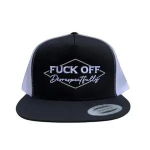 Funny F*ck Off Disrespectfully Hat – Adjustable Graphic Snapback Trucker Cap