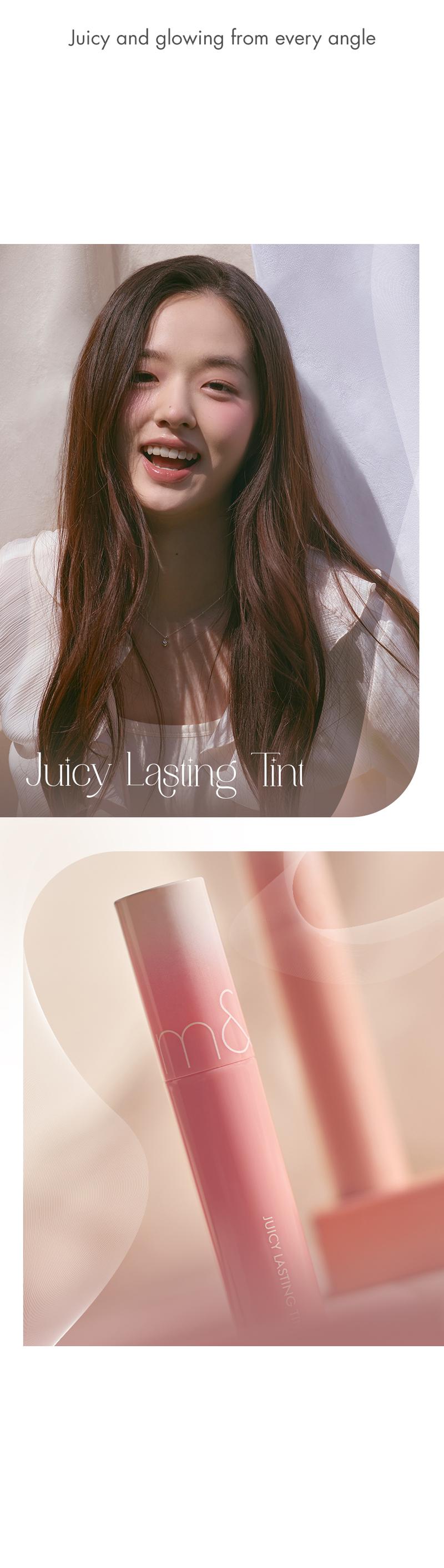 [rom&nd Official Shop] rom&nd Juicy Lasting Tint 5.5g Juicy & Glossy Finish, Long-lasting, Moisturizing, Highly-Pigmented, Lip Care