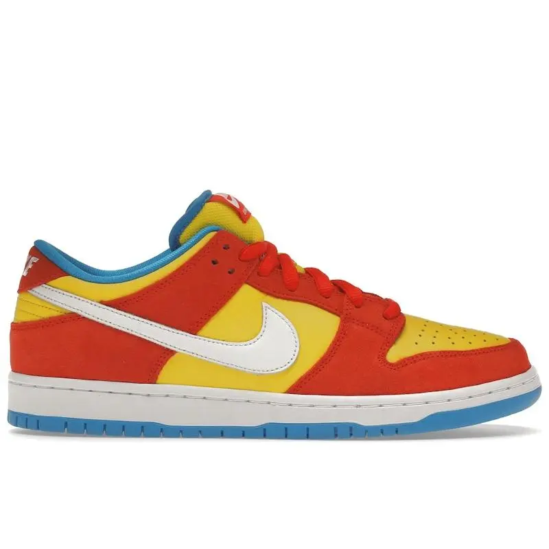 Nike Men's SB Dunk Low Pro Bart Simpson Skateboarding Shoes, from StockX