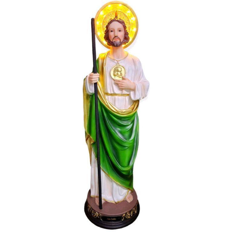 San Judas 24" Inch Tall Con Capa Statue- St Jude  Standing Religious Decor brand new in Box Ornaments Religious Decor Patron Saint Tadeo