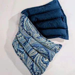 Therapeutic heating-cooling rice bag, heat pad, cold pack, doula, rice bag, heat therapy, massage therapy, spa, paisley