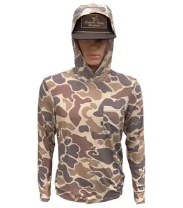 AFW Vintage Camo Brown long sleeve with Hood