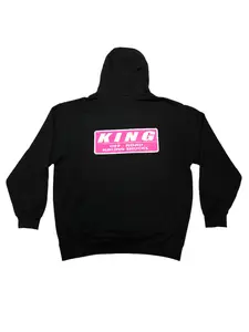 KING SHOCKS OG PINK LOGO PULLOVER HOODIE