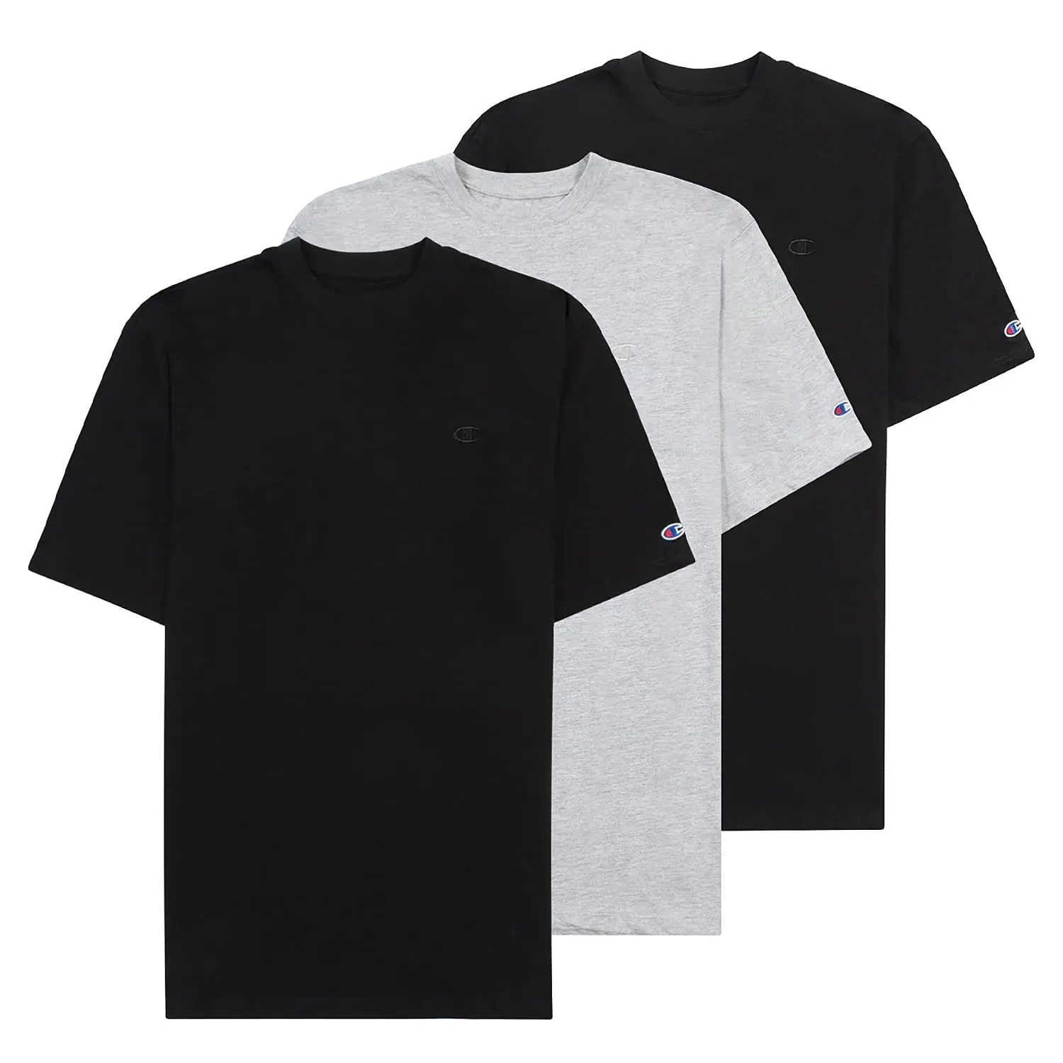 Champion Big and Tall Shirts for Men – 3 Pk 100% Cotton Men Big and Tall T-Shirt Pajama Clothes