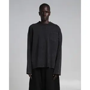 7.5oz Acid Wash Pocket Tee Long Sleeve Casual Streetwear Top Casual Comfy Fit 7.5oz Acid Wash Pocket Tee Long Sleeve Casual Streetwear Top Casual Comfy Fit