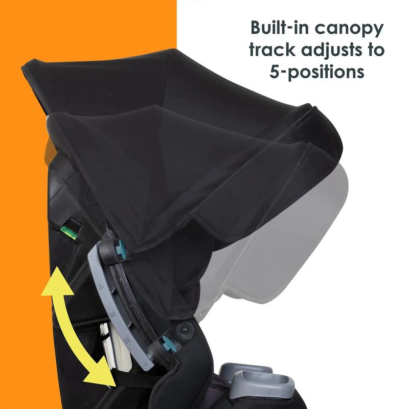 Baby Trend® Cover Me™ 4-in-1 Premium Adjustable Convertible Infant Car Seat w/ Integrated Canopy & Side Impact Protection