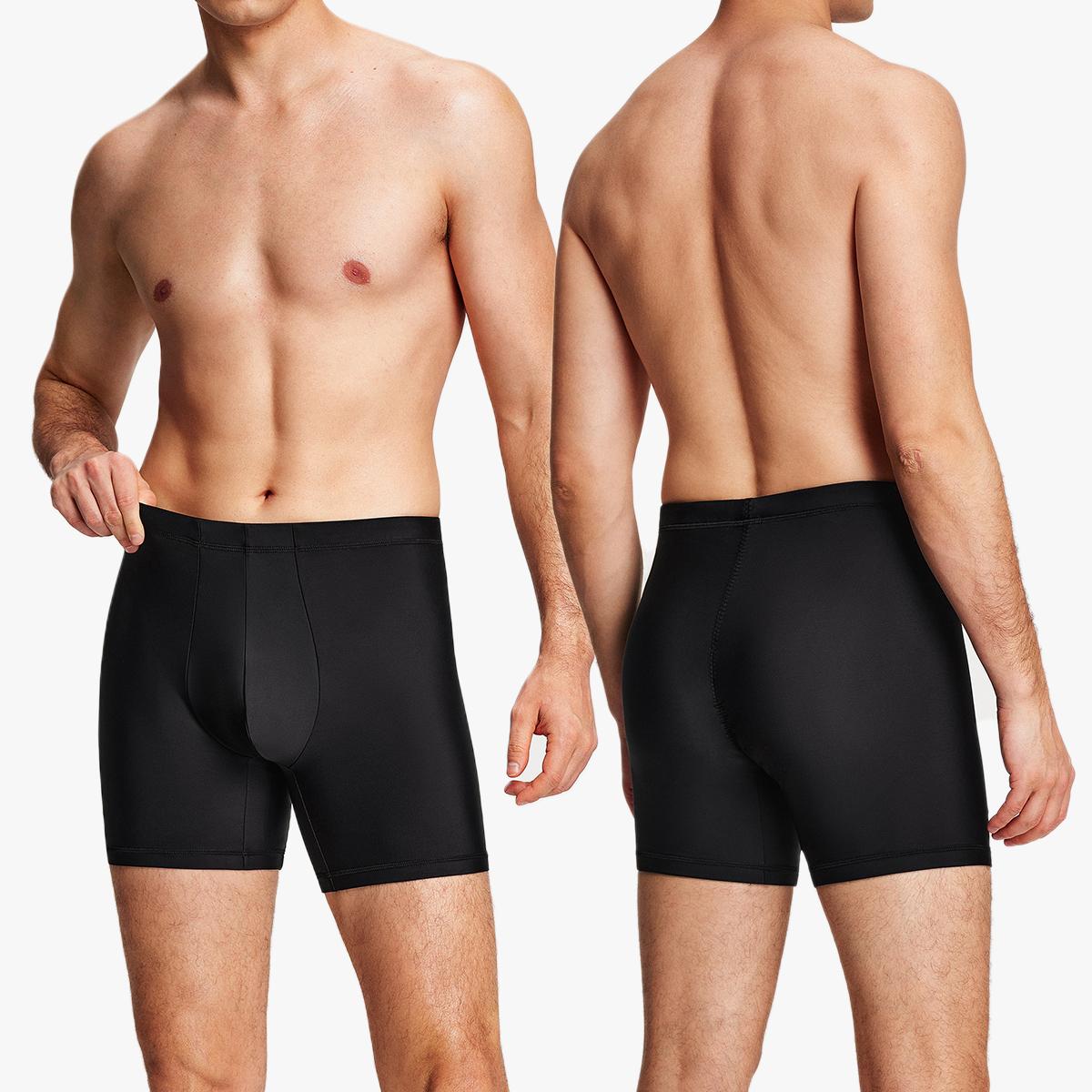 【Nebility】Men’s 3D Butt Lift Enhancing Padded Boxer Briefs with Removable Hip Pads, Seamless Compression Shapewear Underwear, High Elastic Waistband, 4-Way Stretch Breathable Fabric for Tummy Control & Daily Support,Moisture-Wicking,Menswear, Personalized
