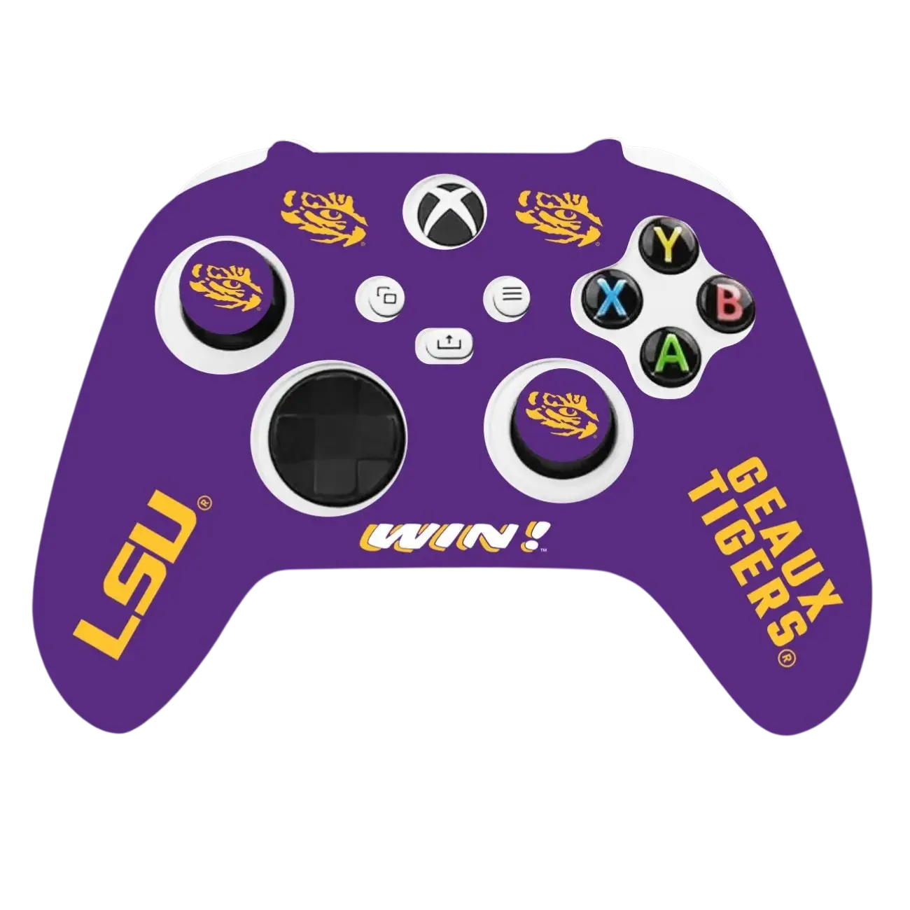 LSU Tigers compatible for Xbox Starter Bundle  Official Grip Cover | VarsityGripz for Gamers