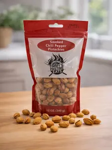 Timmy's Pastime Smoked Chili Pepper Pistachio Snack