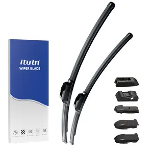 ITUTN Premium Automotive Replacement Windshield Wiper Blades Set of 2 All-Weather Beam Silent for Select Vehicle Models Easy Install Works for ord Toyota Honda Chevrolet Hyundai Ram Nissan GMC Jeep Benz BMW Mazda Kia & More