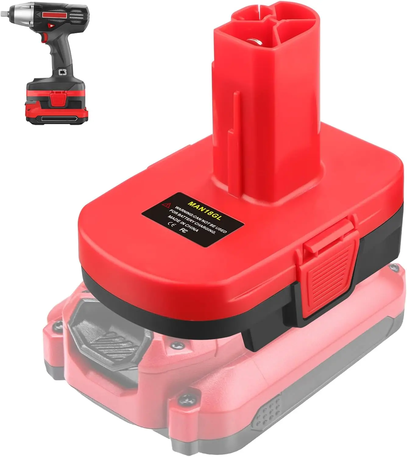 Battery Adapter for Craftsman V20 20V Batteries to for Craftsman C3 19.2V Cordless Tools, Non-Charging, Adapter Only