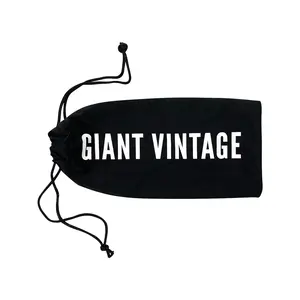 Giant Vintage Logo Soft Reusable Sunglasses Pouch with Drawstring