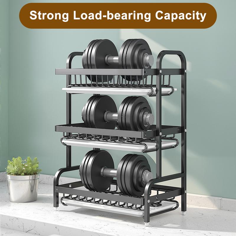 Bepatio 2 Tier Dish Drying Rack,Stainless Steel Dish Rack With  Drainboard & Utensils Holder,Over Sink Rack Kitchen Dish Drying Rack,Kitchen Organizer