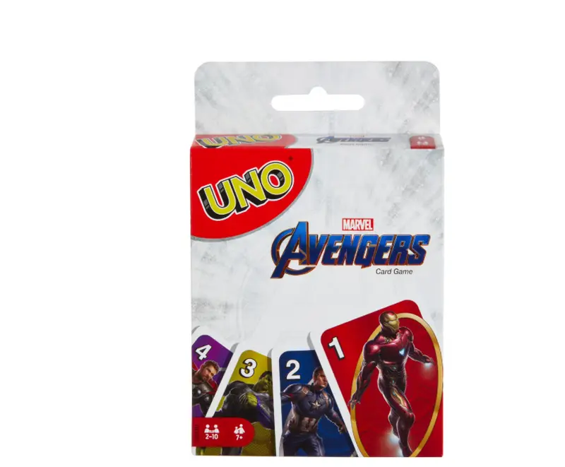 Funko UNO Marvel Avengers Card Game - Classic UNO Format with Marvel Avengers Theme Cards for Family and Friends