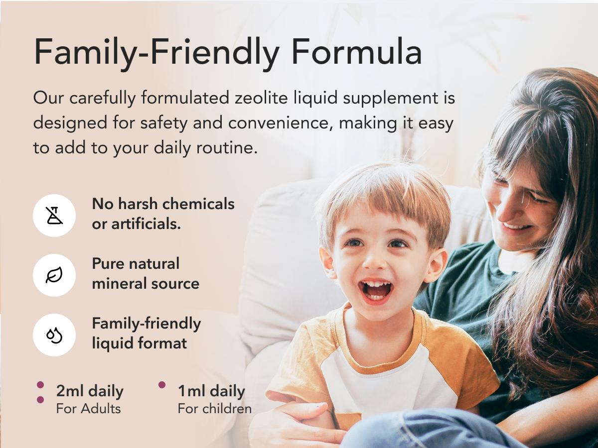 SonoHealth Plastiq Off - Micronized Zeolite Liquid Drops for Kids & Adults - Gentle Daily Detox & Cleanse Support with Vitamin C & B12 - Vegan Non-GMO USA Sourced Natural Supplement