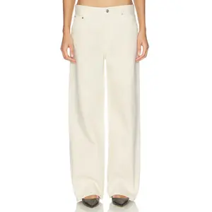 AGOLDE Low Slung Baggy Jeans in Brown Rice