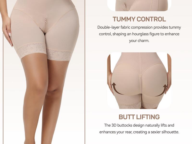 SHAPSHE Backless Shapewear Corset Bodysuit for Women Seamless Low Back Deep Plunge Full Body Shaper in Soft