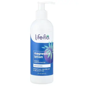 Life-flo Magnesium Lotion, Highly Concentrated, Unscented, 8 fl oz (237 ml)