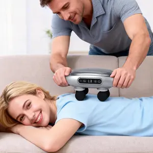 6-Head Deep Tissue Massage Gun – 9-Speed High-Frequency Massager for Full-Body Muscle Relief, Daily Comfort & Easy Handling Home and Travel.