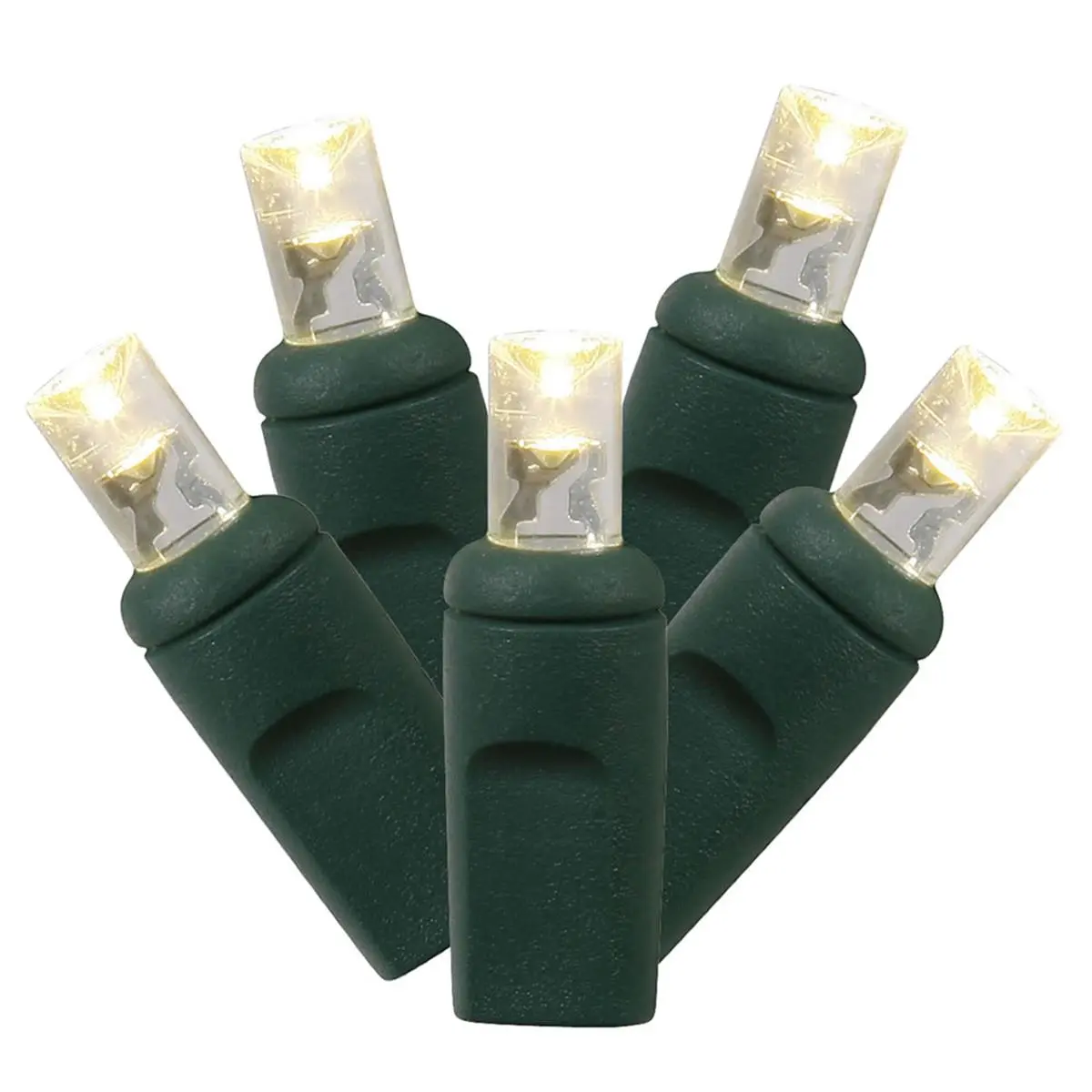 212 MAIN Energy-Saving LED Holiday Light Set - 50 Bulbs, 6in x 25ft, 4.8W, 0.04A, Cool-Warm Alternating/Warm White, Wide Angle, 3-Year Seasonal, Single Mold, 3000 Hours, Glowing Light-Up Fairy Christmas Decorations, Glowing Led Light-Up Christmas Decor