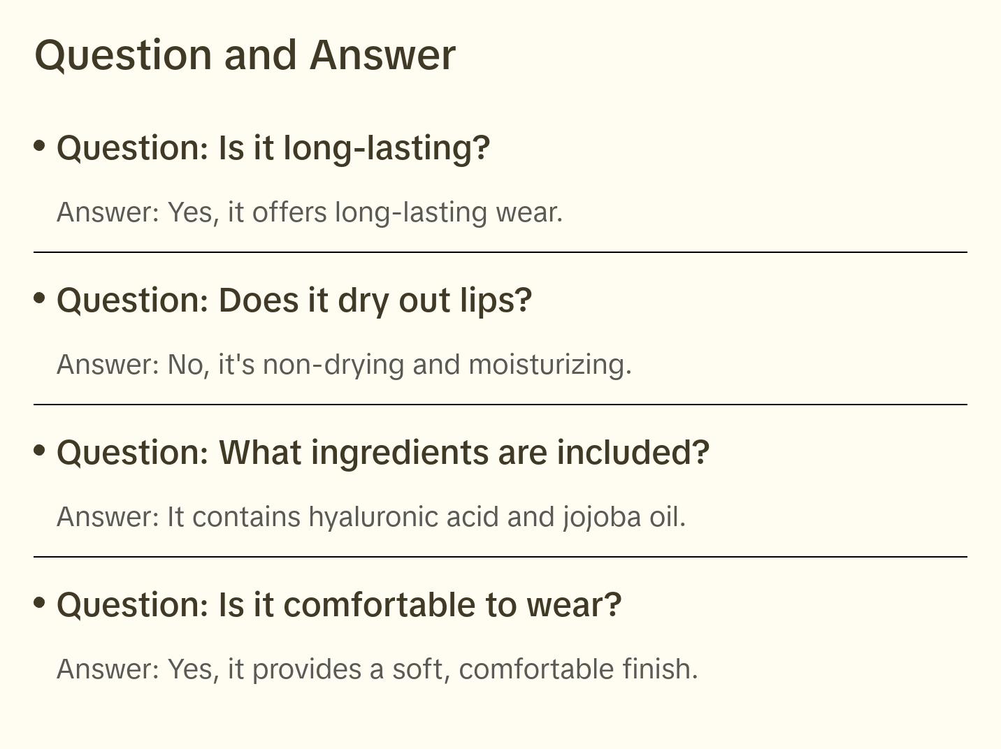 Huelip Liquid Lip Crème